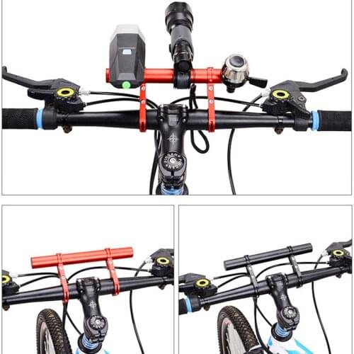 10/20cm Bicycle Extension Bar MTB Road Mountain Bike Handlebar Extender Bar Speedometer Holder Mount Headlight Light Lamp Holder