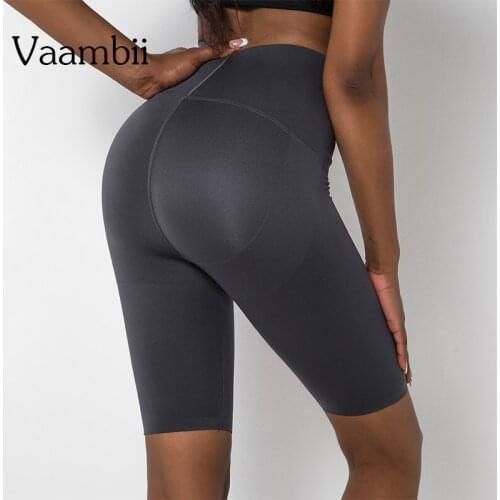 Womens High Waist Seamless Fitness Shorts Gym Sports Leggings Shorts Women Sport Long Shorts Short Tights Woman Sportwear