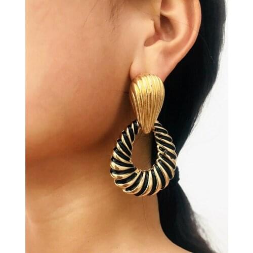 Abayabay Girls Ear Stud Earring Water Drop Womens Drop Earrings Light Yellow Gold Color Cute Lovers Classic Jewelry Oorbellen