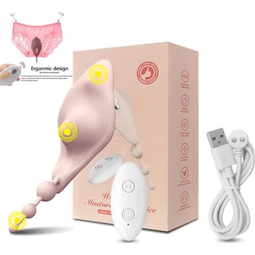 Female Clitoral Stimulator Remote Control Invisible Vibrator Wireless Panties Wear Vibrators Sex Toys For Women Masturbator