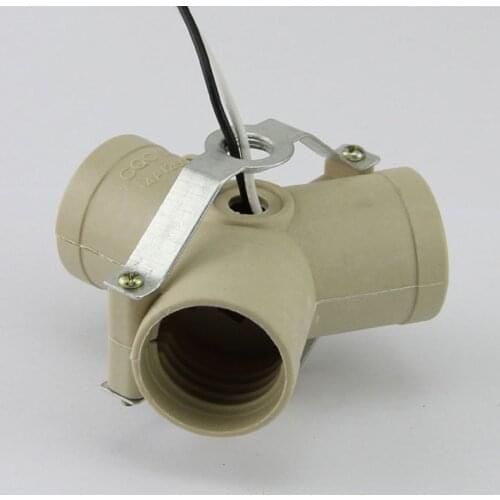 1pcs 4pcs 10pcs 3xE27 Socket, Screw Lamp Holder With Cable, Pendant Light DIY Lighting Accessories, 110v 220v