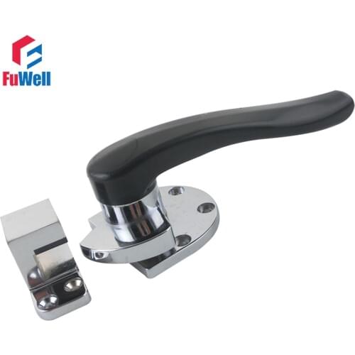 1pc Zinc Alloy Oven Door Handle Lock Right Opened Pull Handle Latch for Refrigerator Freezer