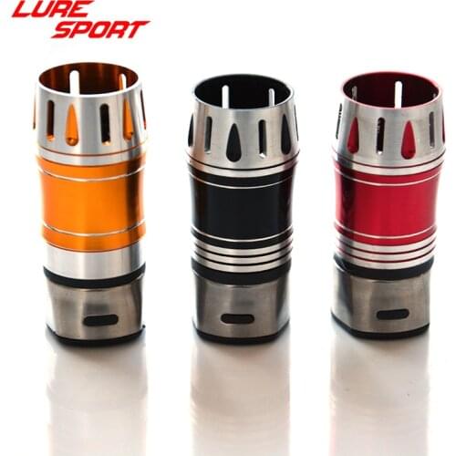 LURESPORT 3pcs Reel Seat part Long nut with aluminum cap Fishing Rod Building Component Repair Fishing rod DIY Accessory