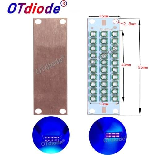 50W 100W UV COB Bulbs high-power LED Chip Diode Purple Ultra Violet light uv LED Diode module glue curing 3Dprinter