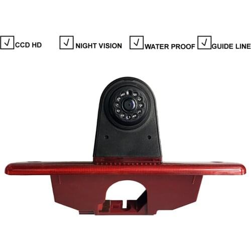 Car Brake Light Rear View Reverse Backup Camera For Citroen Jumpy Spacetourer Peugeot Expert Traveller Toyota Proace 2007- 2016
