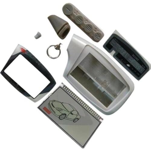 Keychain Body Case + LCD Display Metal Feet For Scher-Khan Magicar 5 6 Car Alarm LCD Remote Control Scher Khan R300 902 903F