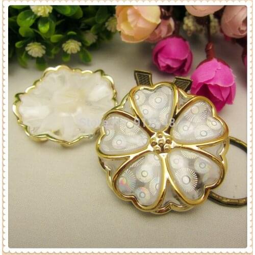 DT6102 New Arrival, Hot 10pcs flower resin buttons handmade diy accessories, garment accessories, DIY accessories materials
