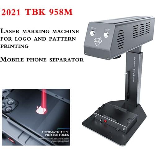 Tbk 958M laser engraving machine, marking machine, etching DIY marking LOGO picture engraving, mobile phone frame separator