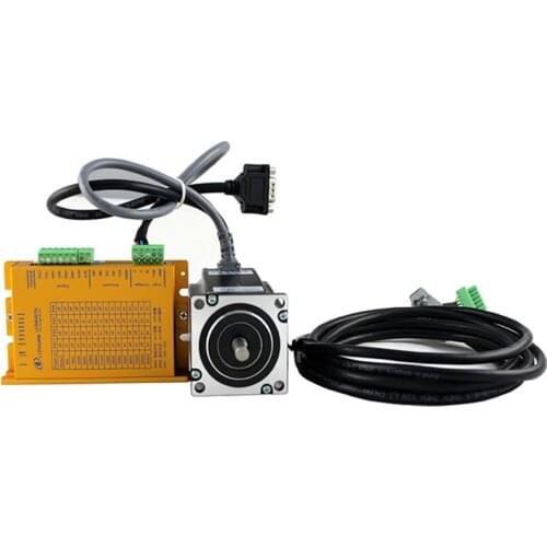 Lichuan 3phase 3NM NEMA23 cnc closed loop servo stepper motor driver kit with encoder LCDA357H+LC57H3100