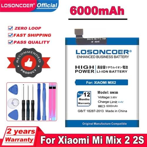 LOSONCOER Xiaomi Mi 2S Phone Batteries China