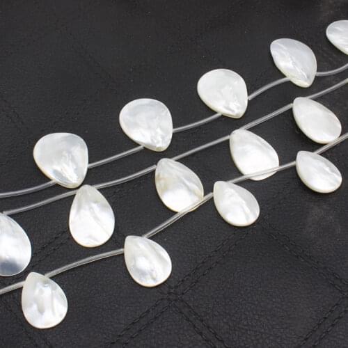 18-35mm Natural white mother of pearl shell 10pcs, For DIY Jewelry Making, pendant,necklace ,10pcs