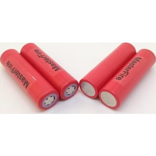 Wholesale 100pcs/lot MasterFire Genuine Sanyo 18650 3.7V 2600mAh UR18650ZY Rechargeable Battery Lithium Flashlight Batteries