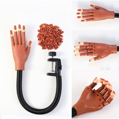 Prosthetic Fake Hands Model For Nail Art Making Exercises Painting Tool Training Manicure For Beginner Practice Equipment