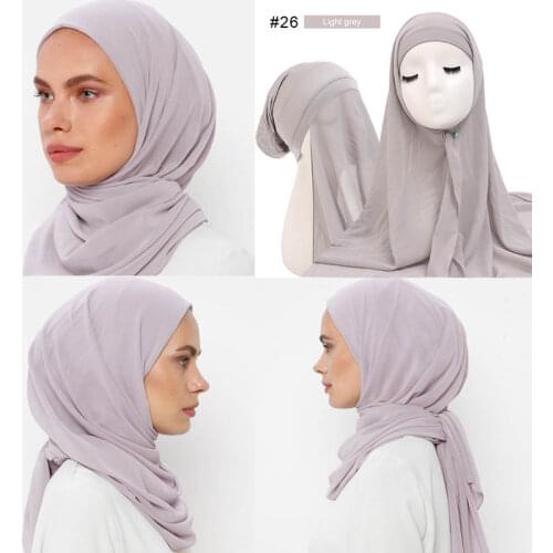 Islamic Kids Girls Head Scarf Headwear Muslim Hijab Inner Cap Wrap Shawl Scarf Ramadan Amira Headscarf Full Cover Turban Hijab