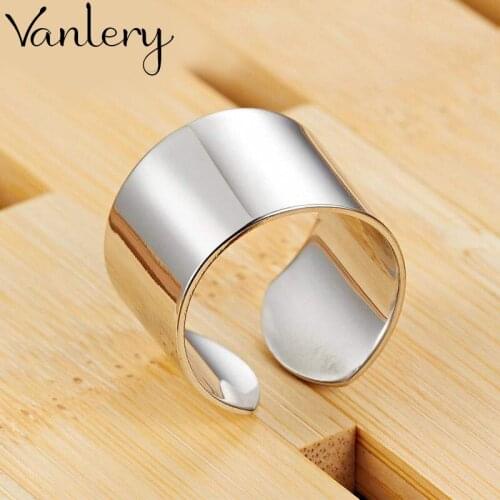 Romantic Trendy Charm Smooth Round Rings For Women Men Boho Knuckle Party Rings Punk Cocktail Jewelry Girls Gift