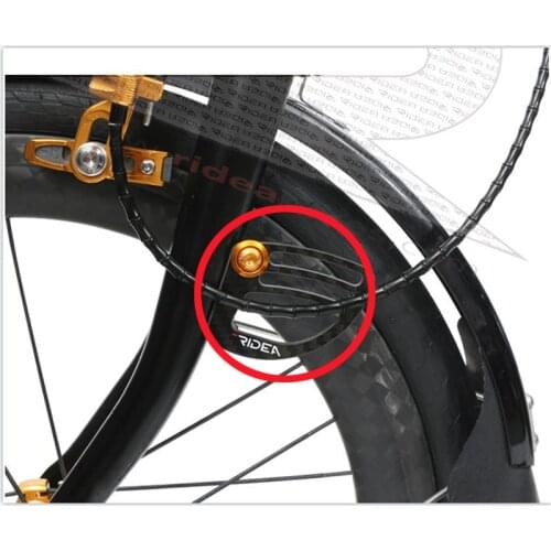 Folding bicycle brake cable baffle carbon for brompton bike ultralight carbon accessories 4 colors