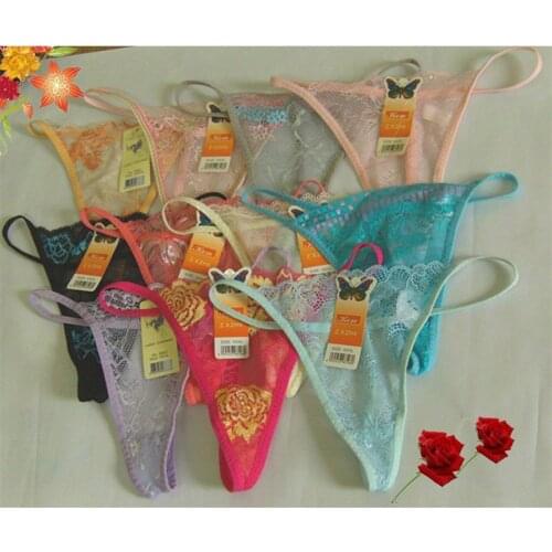 Woman G-string Lace Thongs Sexy Lingerie Girl Bud Silk Shorts (mixed styles&colors) Factory Lowest Price 4800 pcs/Lot