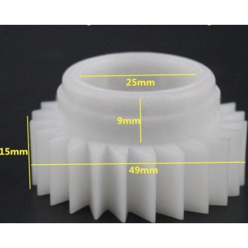Universal Washing Machine Parts Plastic Gear single terminal 49X15mm