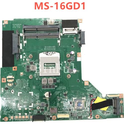 High quality FOR MSI CX61 CX60 CR60 Laptop Motherboard s947 MS-16GD1 MS-16GD PGA947 GT740/2GB GPU 100% full Tested OK