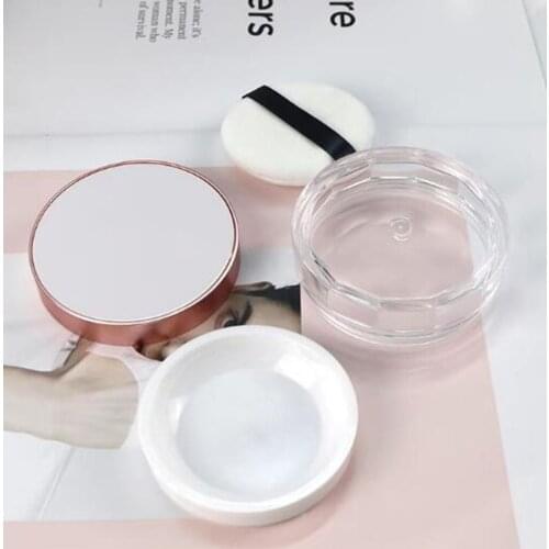 20g Travel Mini Mineral Powder Case Women Cosmetic Blusher Box With Sifter Mesh Powder Box Cosmetic Container