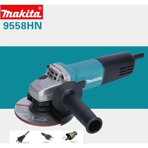 220-240V Makita ANGLE GRINDER 9558HN 125mm 840W Slide Switch, Excellent Heat Resistance