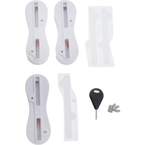 3pcs 9° Fusion Plug Surfboard Plug Fin Plugs Fin Box Mount Tool with Screw & Key