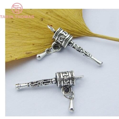 Wholesale Prayer wheel Dragon Buddhist instruments Charms Pendants Accessories More styles can picked