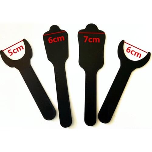 4 Pcs Dental Orthodontic Photographic Image Contrast Board Oral Cheek Black Plate Lab Instrument