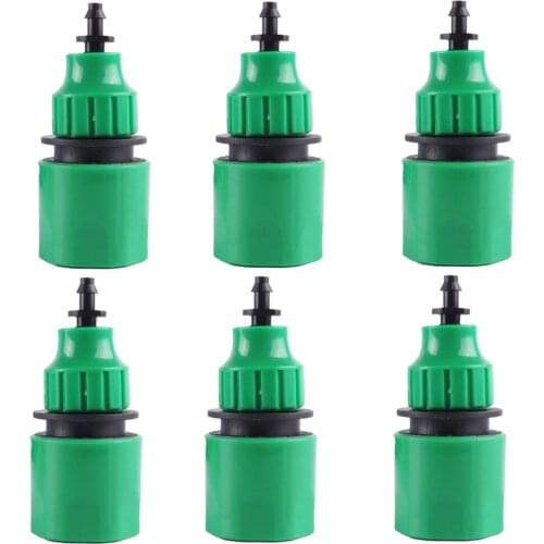 6pcs 4/7 8/11 Hose Pipe Telescopic joint Garden Water Drip Tape Quick Fast Coupling Connector Adapter Tools 8mm Irrigation