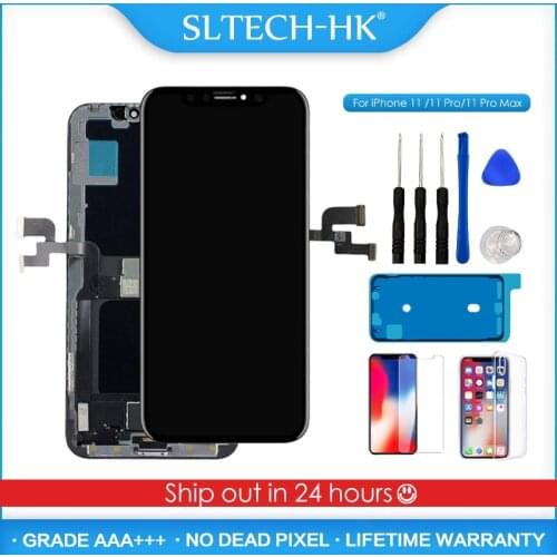 AAA+++ OLED For iPhone 11 Pro Max Screen Replacement True Tone Display For iPhone 11 LCD 3D Touch Assembly