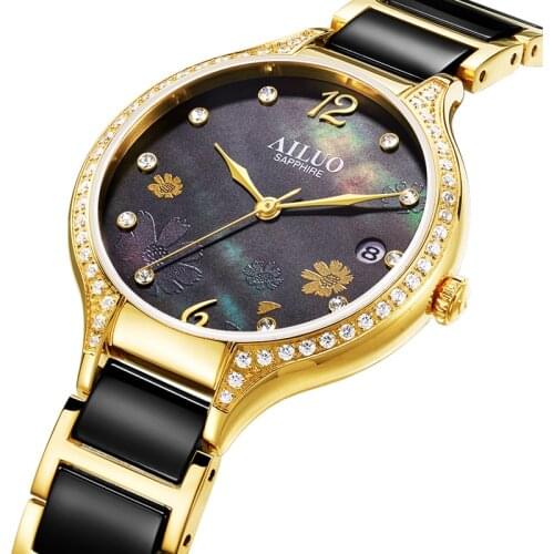 Ailuo Women's Watches With Rhinestones