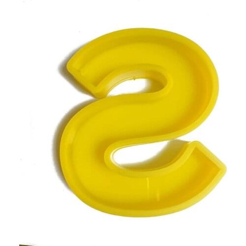066C DIY Alphabet Letters Ornaments Epoxy Resin Mold Home Decorations Silicone Mould