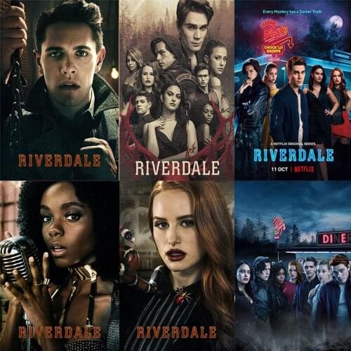 5D Diamond Embroidery Riverdale Character Poster Cross Stitch Kit Full Square Round Diamond DIY Diamond Painting Room Decoration