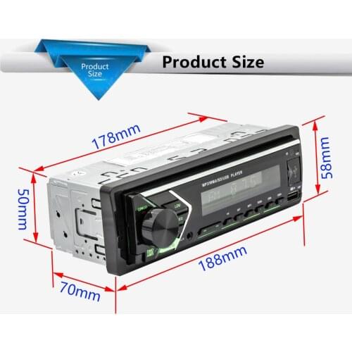12V Audio Systems TDA7389 Chip MP3 Player Auxiliary Input FM Radio Receiver with Subwoofer Interface