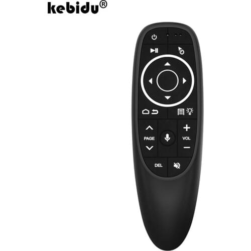 Kebidu G10S PRO wireless backlit voice control air mouse with microphone and gyroscope, suitable for Android TV box H96 MAX