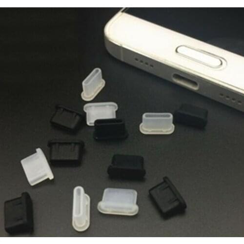 For Samsung Galaxy S20 S21 Plus Ultra Dust Plug Cover Case Soft Silicon Anti Charger Port Type C 2pack