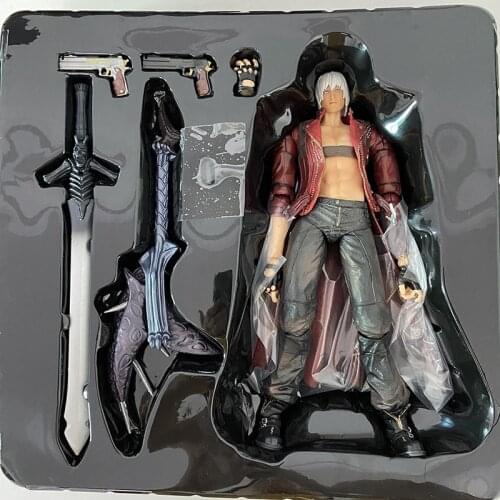 Play Arts Kai Devil May-Cry Dante Action Figure Model Toy Doll Gift Boy 12 inch 30cm