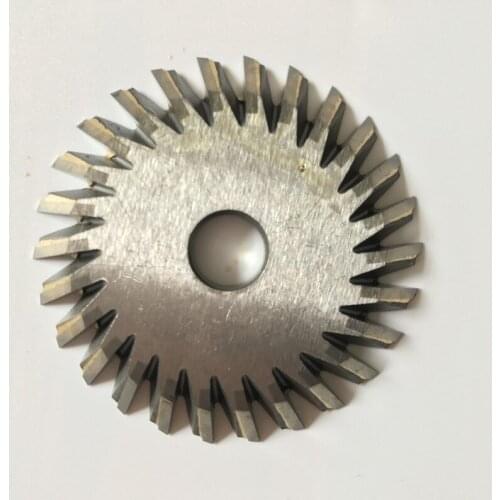 Milling Cutter 70x7.3x12.7x26T Welded Carbide Cutter For WENXING Portable Q27 100D 100G 100E Horizontal Key Cutting Machines