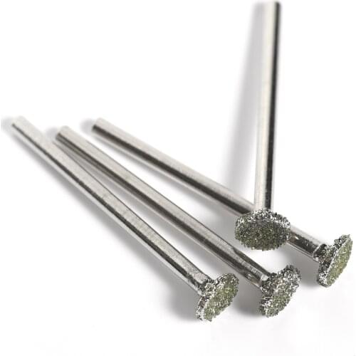 Grit #60 rough bits 4/5/6/8/10MM Emergy diamond grinding burr abrasive bits peeling needle carving cutting lines bits