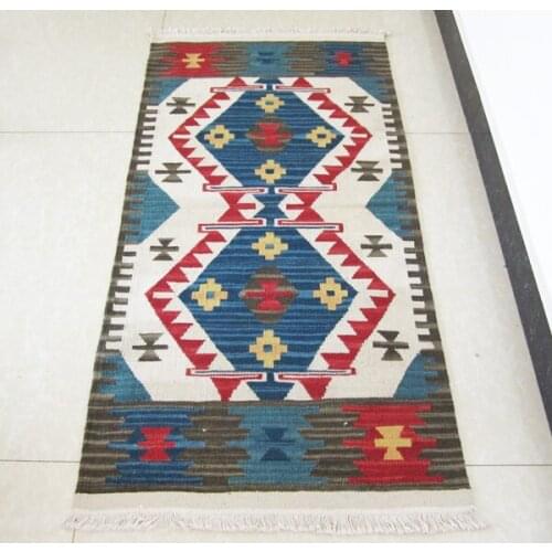 Kilim Killim pure handmade wool woven carpets mattress bedside blankets 47gc149yg4