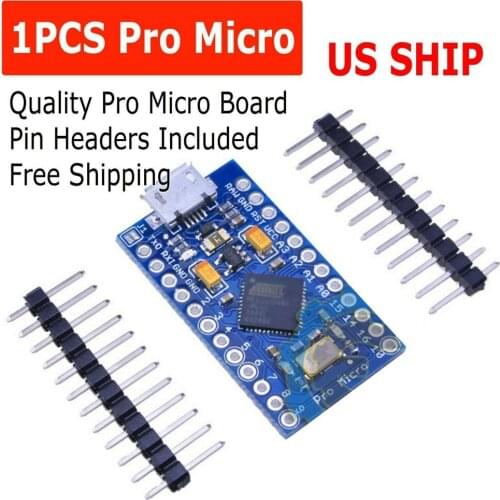 Pro Micro ATmega32U4 5V/16MHz Module Controller With the Bootloader Mega32U4 Mini Leonardo for Arduino