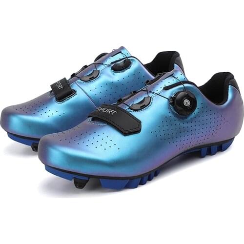2021 Hot Cycling MTB Shoes Men Sports Route Cleat Road Bike Speed Flat Sneaker Racing Women Bicycle Mountain Spd Biking Footwear
