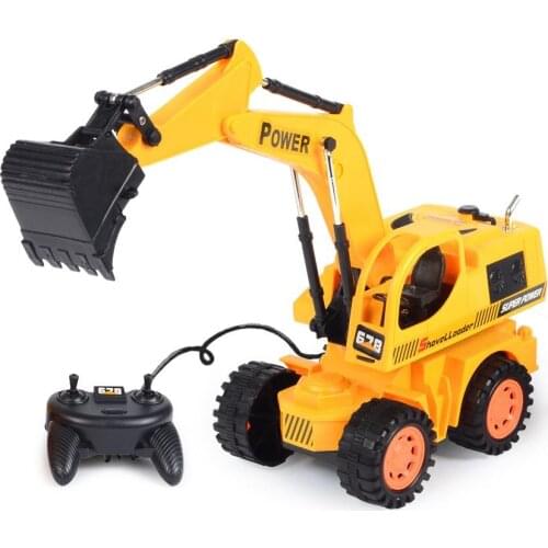 Shovel toys for children toy Drive-by-wire Truck Excavator Electric Toy Shovel Toys For Children Model Plastic Remote