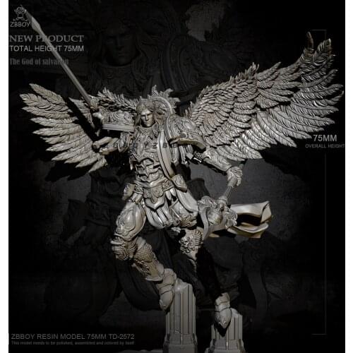 H75mm 1/24 Resin model kits figure DIY toy self-assembled TD-2572