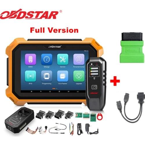 OBDSTAR X300 DP Plus X300 PAD2 C Package Full Version 8inch Tablet Get P001 Converter for Renault And FCA 12+8 Adapter For Free