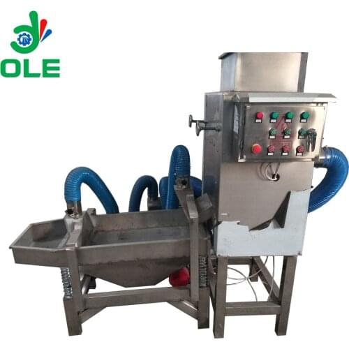 Automatic Cocoa Processing Machine Cacao Beans Shelling Sieving Machine