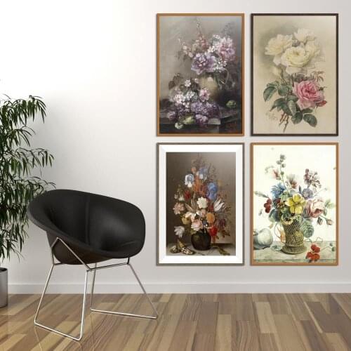 Orchid Flower Classic Canvas Spray Oil Painting Home Decoration