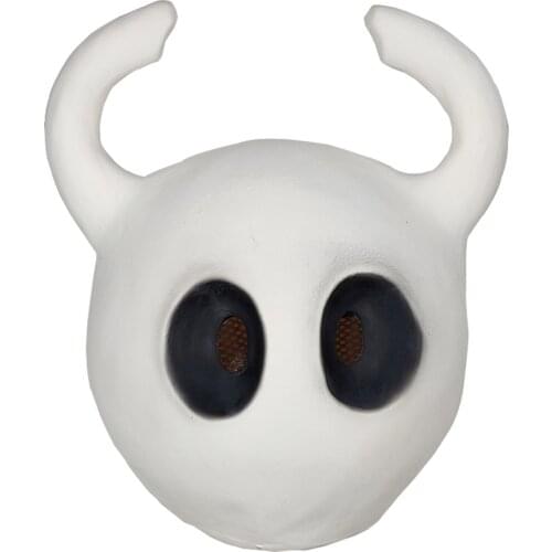 Hollow Knight Cosplay Mask Cosplay Game Funny Latex Masks Helmet Halloween Party Props Tools