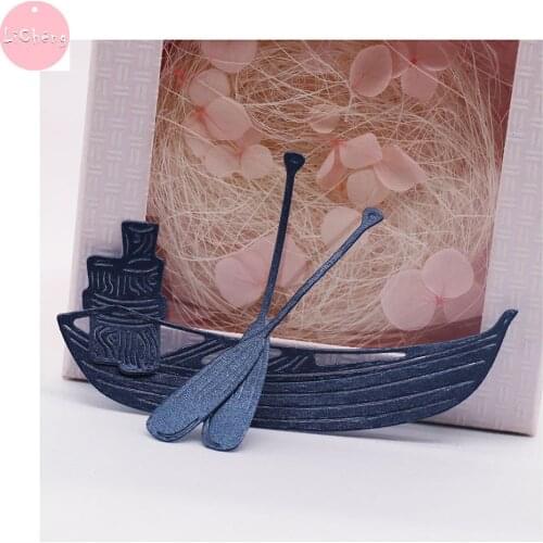 Scrapbook Cutting Knife Boat and Oar Dies Card Making Supplies Scrapbooking Cutting Dies Paper Punch Crafts Embossing Stencil