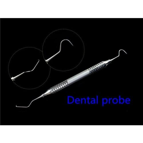 Nursing care of dental probes for dental materials and instruments hook needle medical dental probe hook needle pick stainless s